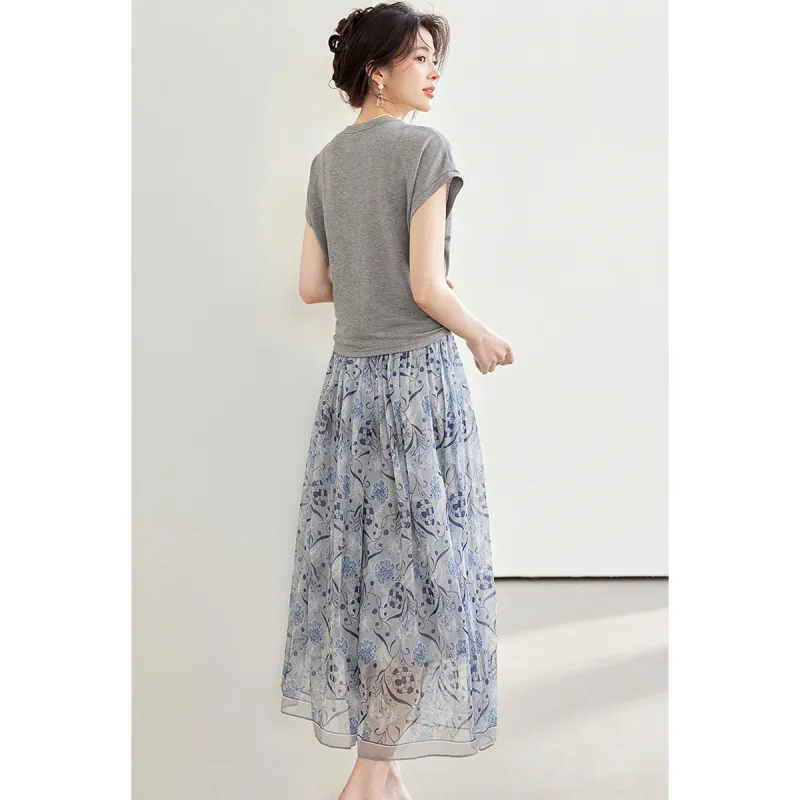 Like The Age Of Water Summer Skirt Set Women's-5