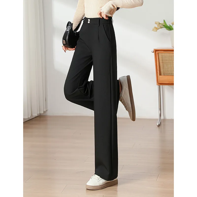 Like The Age Of Water Casual Pants Women's Black-3
