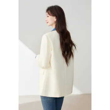 Like The Age Of Water Velvet feel Coat Women's Apricot