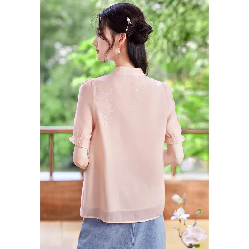 Like The Age Of Water Shirt Women's Pink-4