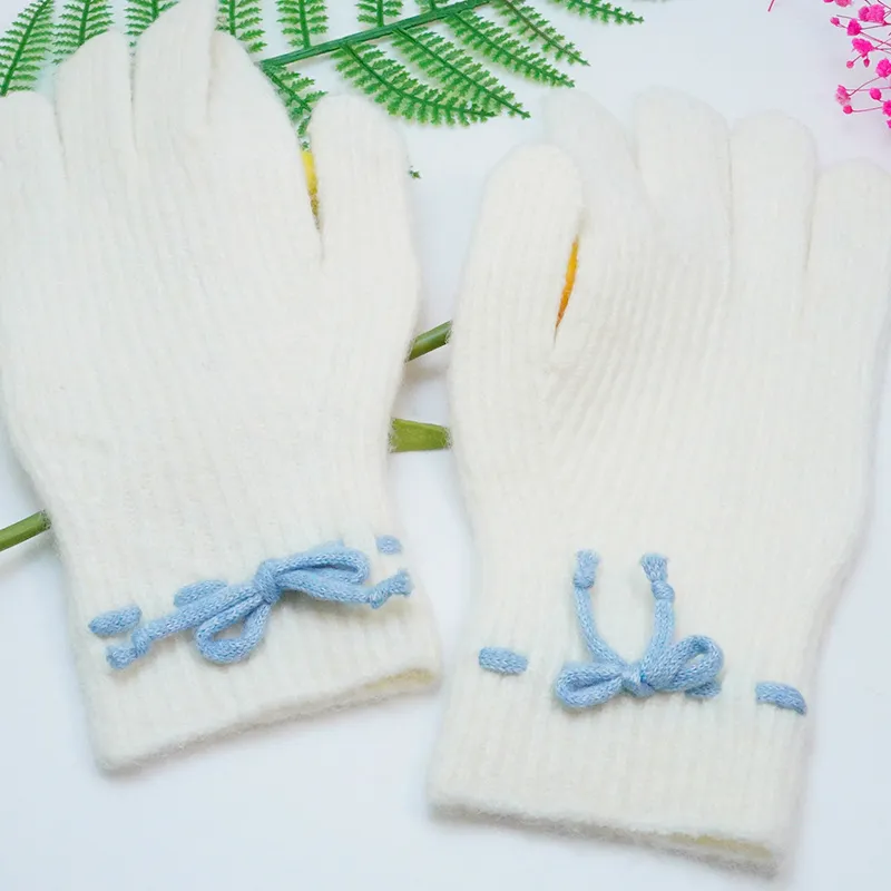 VERENA REINE Wool Knit Gloves Women's-5