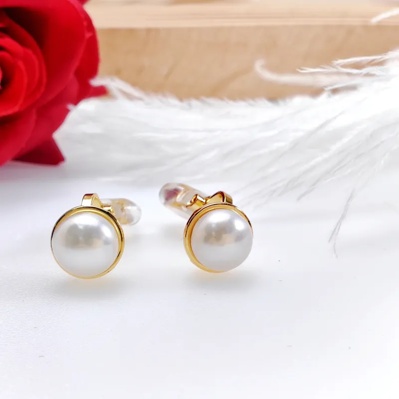 VERENA REINE Pearl Clip On Earrings Women's-5