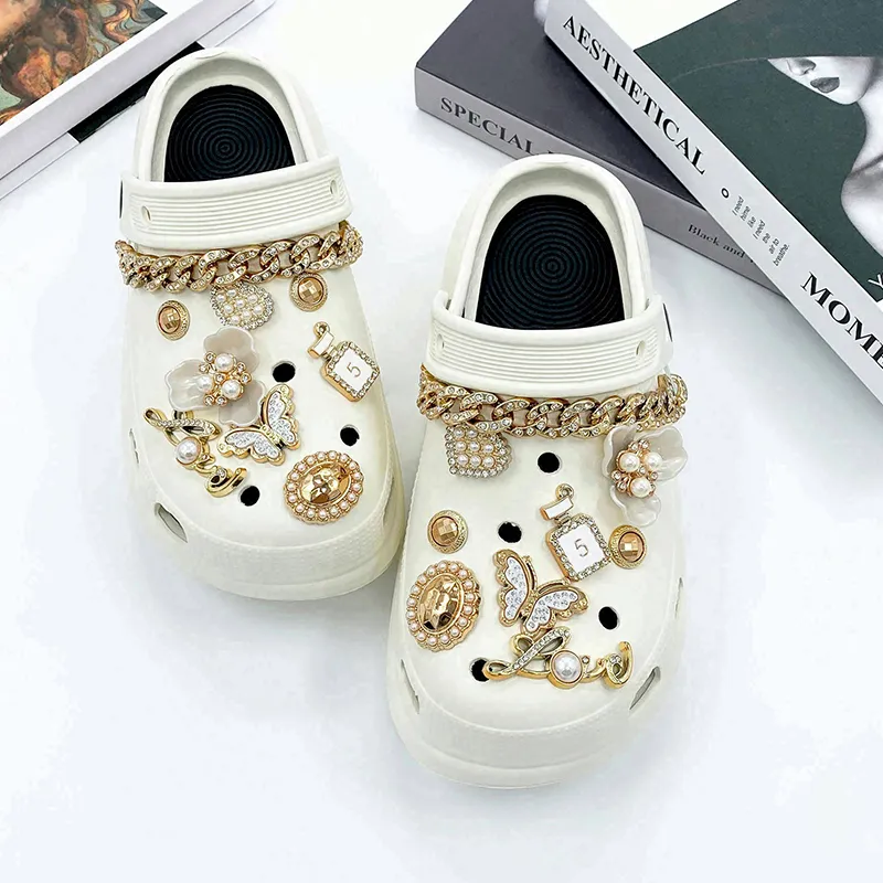 VERENA REINE Alloy Shoe Buckle Unisex-3