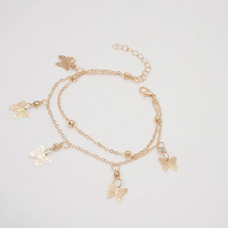 VERENA REINE Alloy Anklets Women's Gold-3