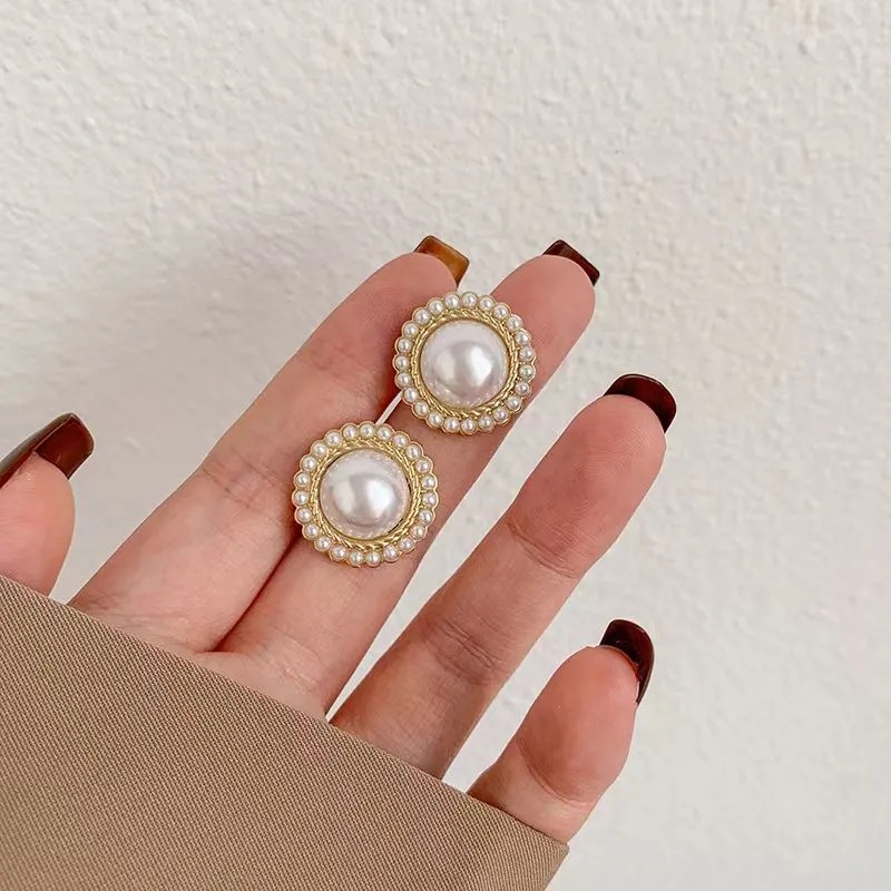 VERENA REINE Freshwater Pearl Stud Earrings Women's-4