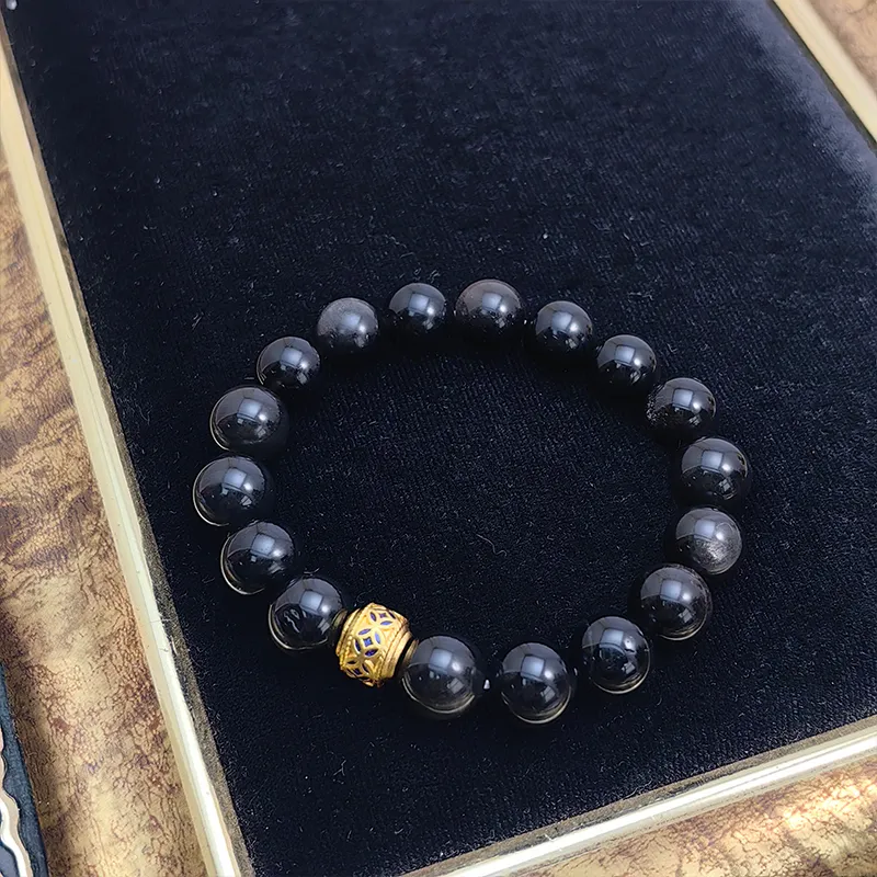 VERENA REINE Obsidian Bracelets Unisex-3