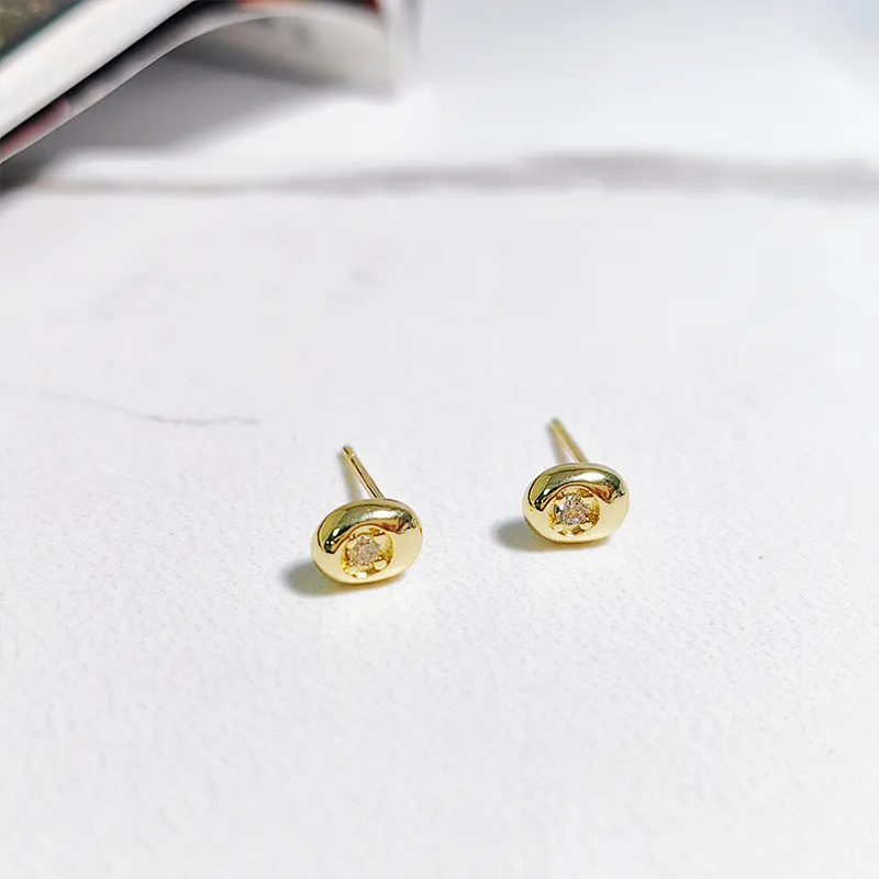 VERENA REINE Zircon Stud Earrings Women's-1