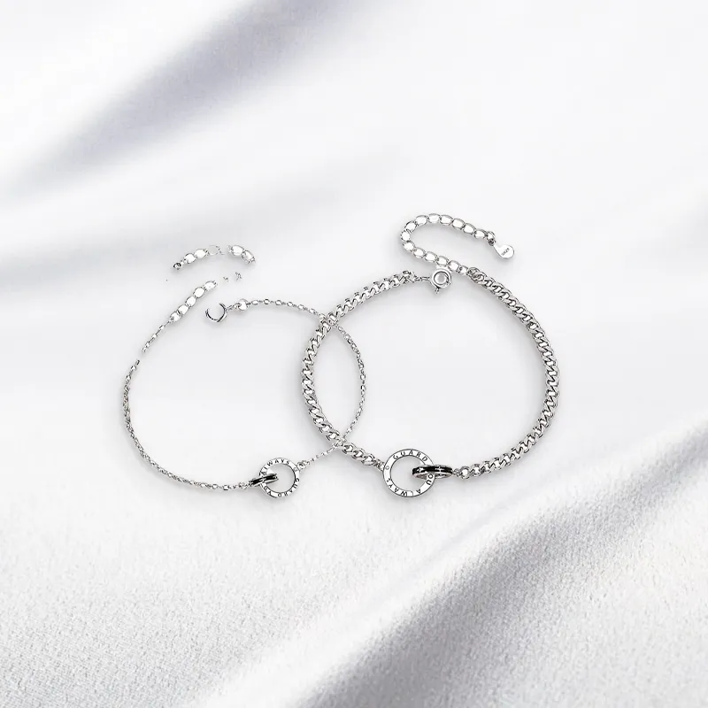 VERENA REINE S925 Silver Bracelets Unisex-3