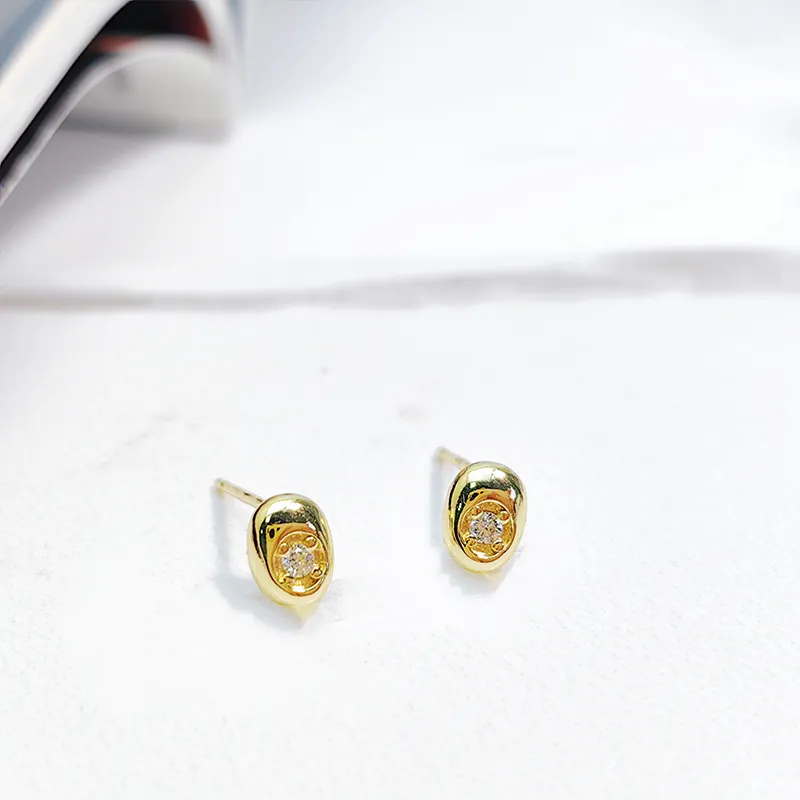 VERENA REINE Zircon Stud Earrings Women's-3