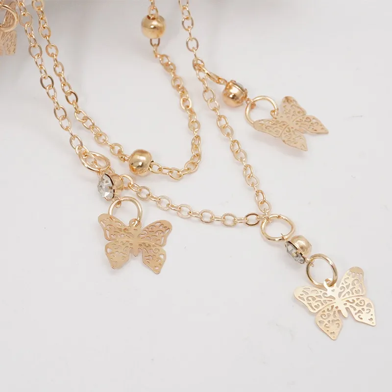 VERENA REINE Alloy Anklets Women's Gold-6