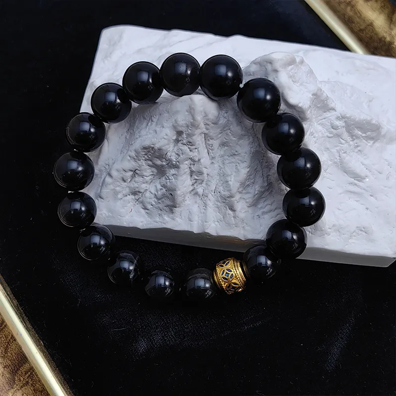 VERENA REINE Obsidian Bracelets Unisex-6