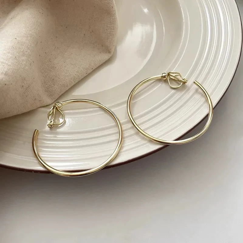 VERENA REINE Copper Clip On Earrings Women's-5