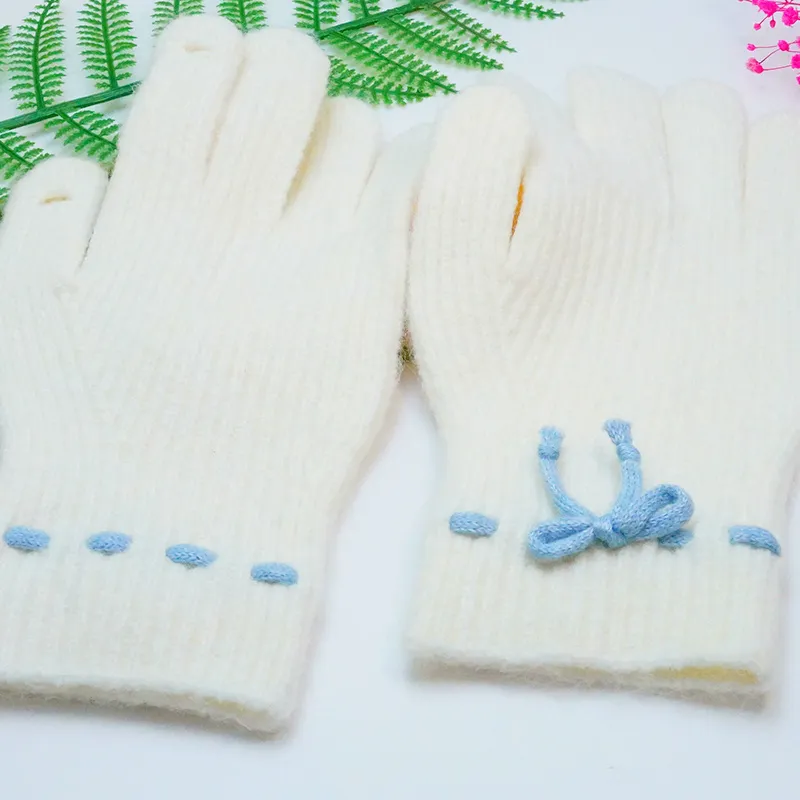 VERENA REINE Wool Knit Gloves Women's-7