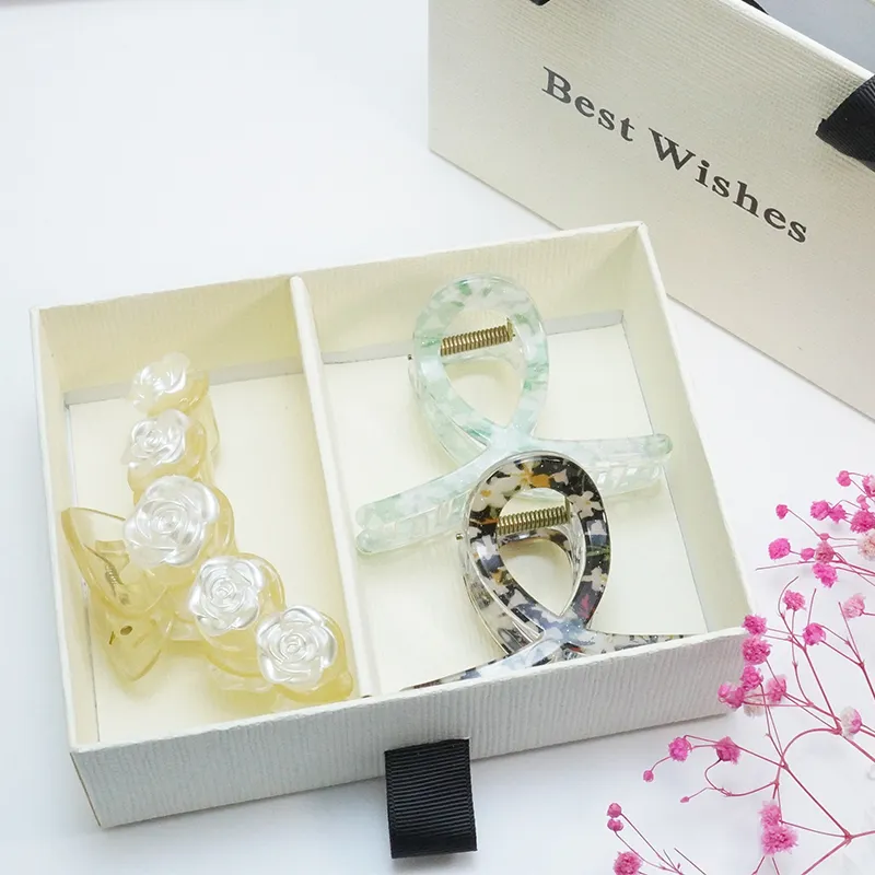VERENA REINE Acrylic Hair Clips Women's-7