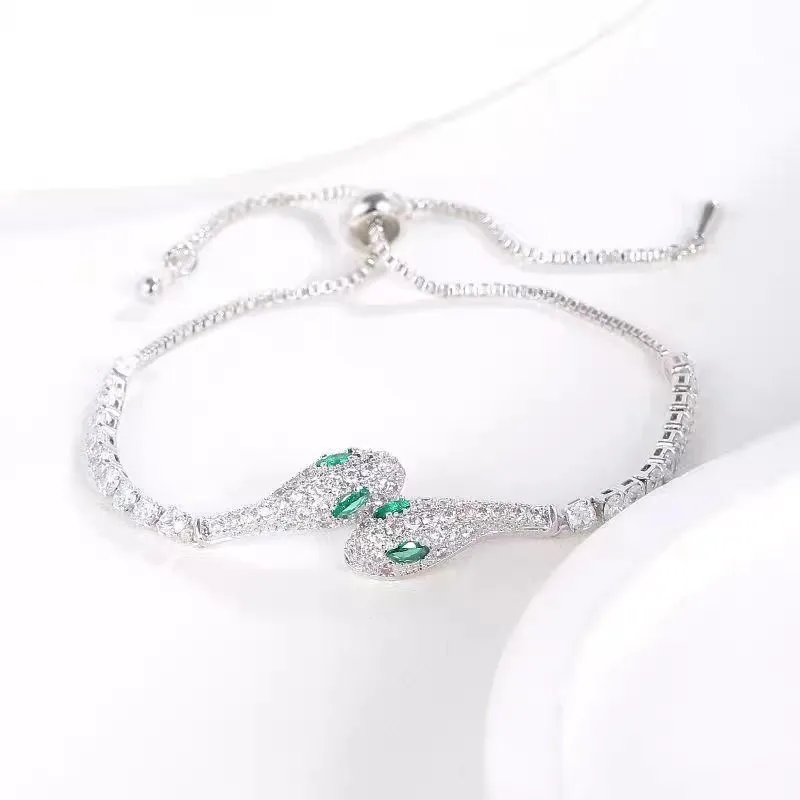 VERENA REINE Zircon Bracelets Unisex-3