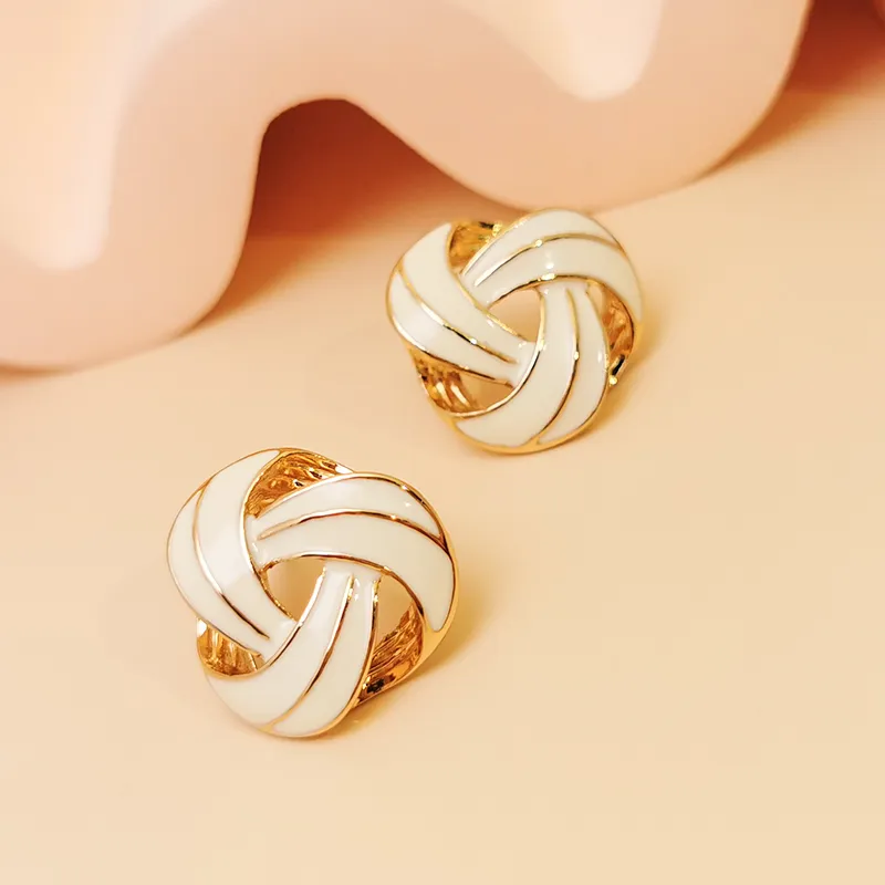 VERENA REINE Drip Glaze Stud Earrings Women's-4