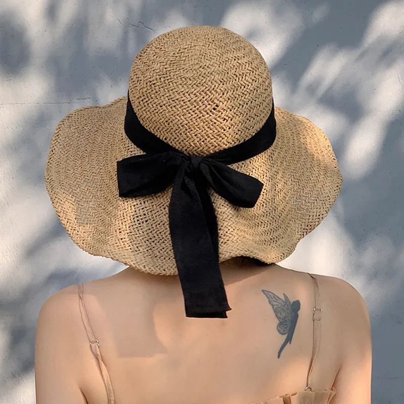 VERENA REINE Straw Woven Sun Hat Women's-1