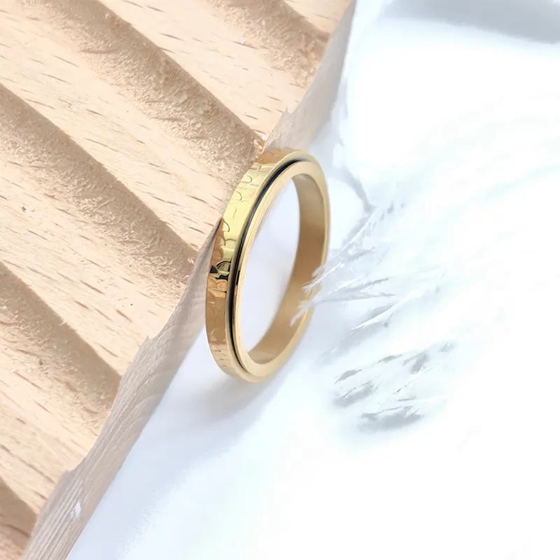 VERENA REINE Titanium Steel Rings Unisex-2