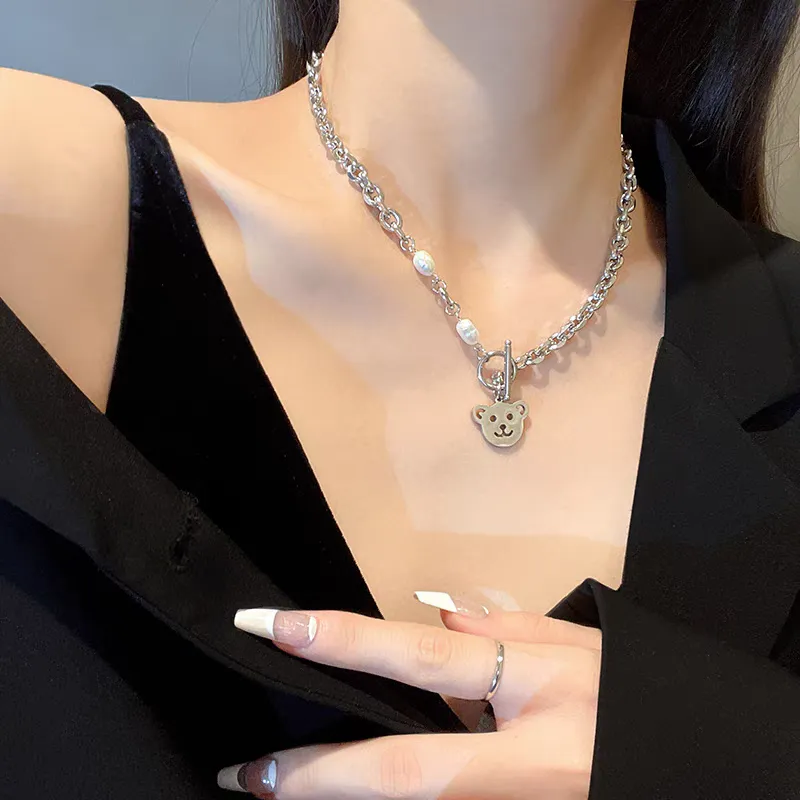 VERENA REINE Titanium Steel Necklaces Women's-4