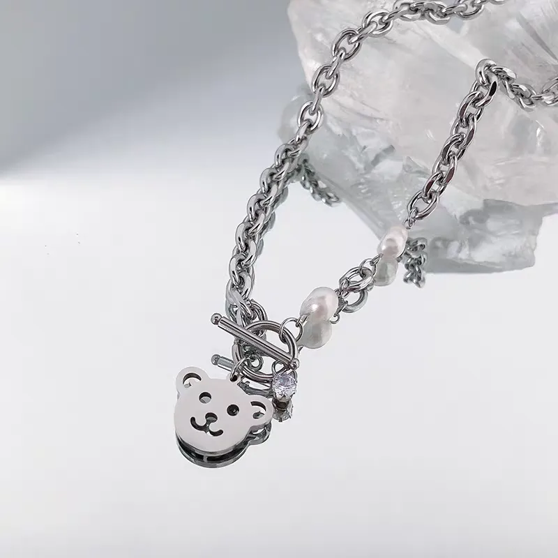 VERENA REINE Titanium Steel Necklaces Women's-1