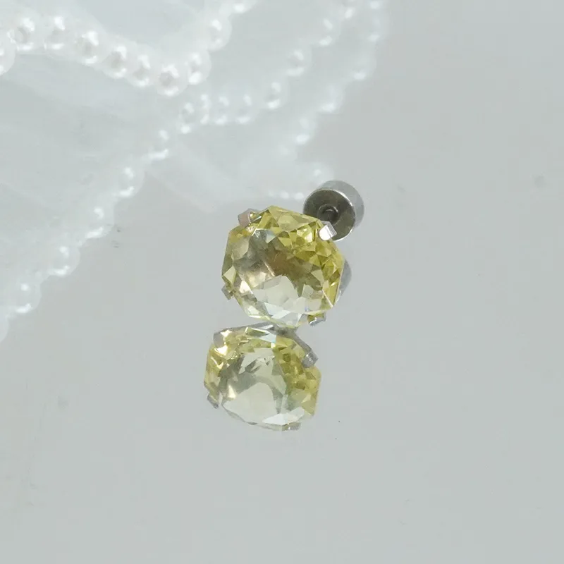 VERENA REINE Titanium Steel Stud Earrings Women's 6 Colors To Choose From-10
