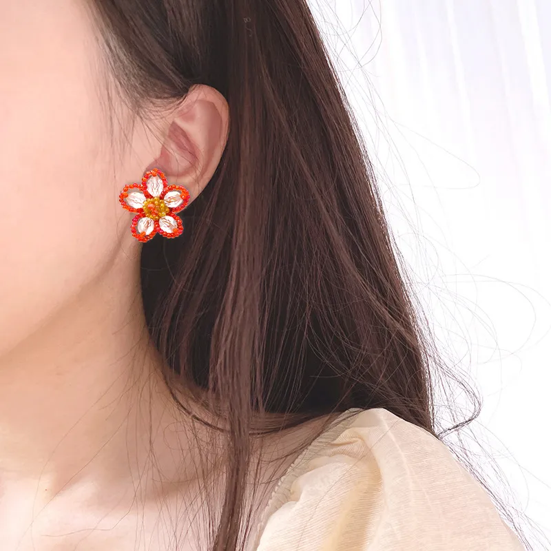 VERENA REINE S925 Hypoallergenic Silver Needle Stud Earrings Women's-1