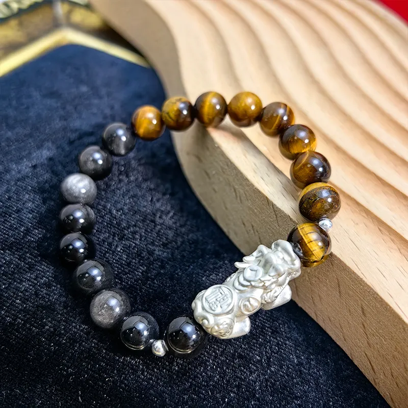 VERENA REINE Tiger's Eye Stone Bracelets Unisex-4