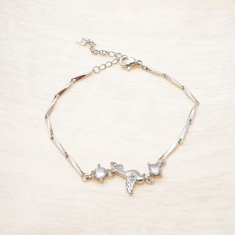 VERENA REINE Rhodium plated Copper Bracelets Unisex Silver-4