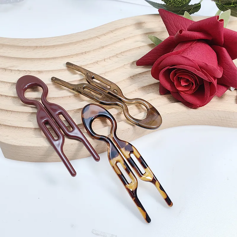 VERENA REINE Acetate Plate Hairpins Women's-1