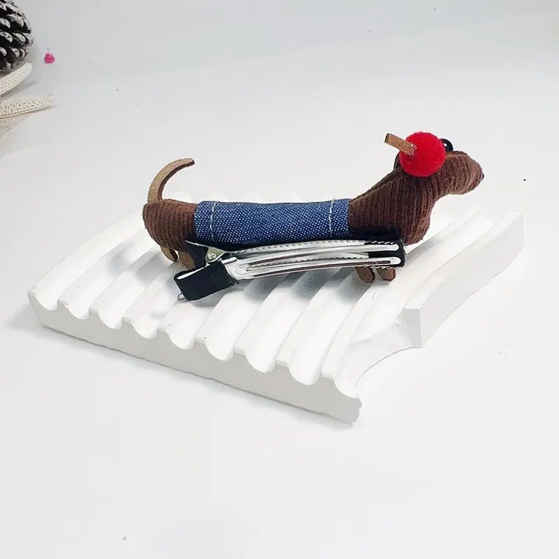 VERENA REINE Fabric Hair Clips Women's Maillard Style Color Series-4