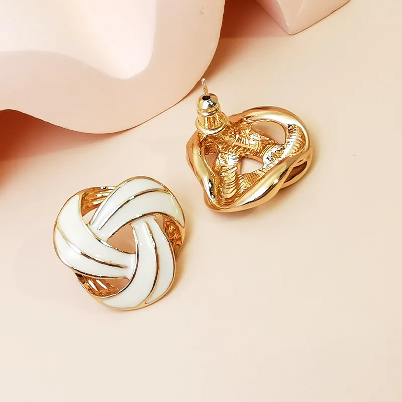 VERENA REINE Drip Glaze Stud Earrings Women's-3