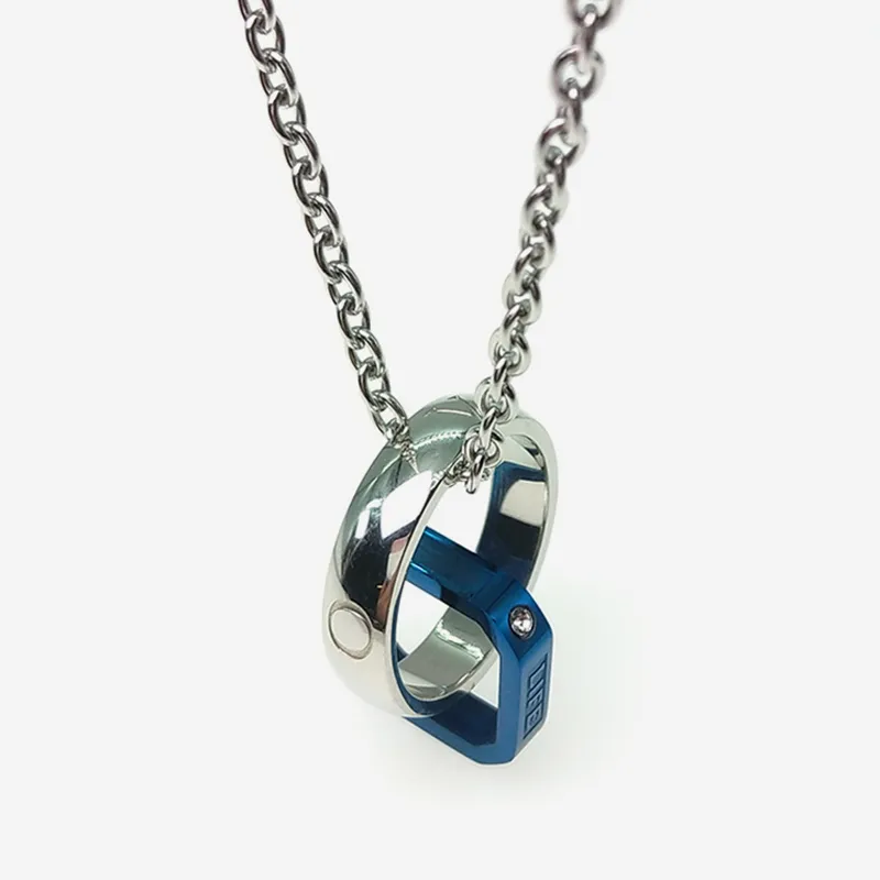 VERENA REINE Titanium Steel Necklaces Unisex-4