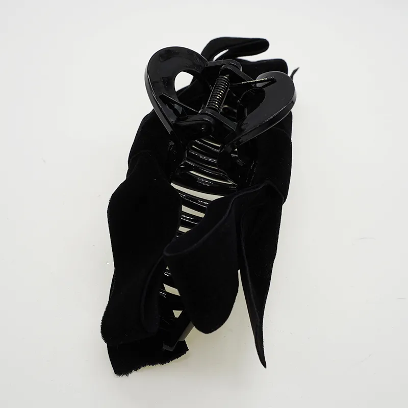 VERENA REINE Velour Hair Clips Women's Black-2