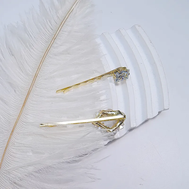 VERENA REINE 18K Gold Plated Hair Clips Women's-4