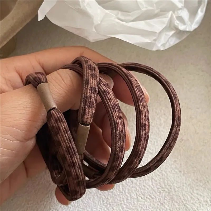 VERENA REINE Fabric Hair Tie Women's Leopard-1