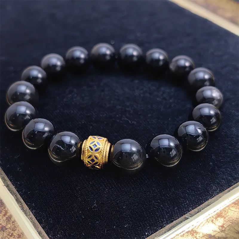 VERENA REINE Obsidian Bracelets Unisex-2