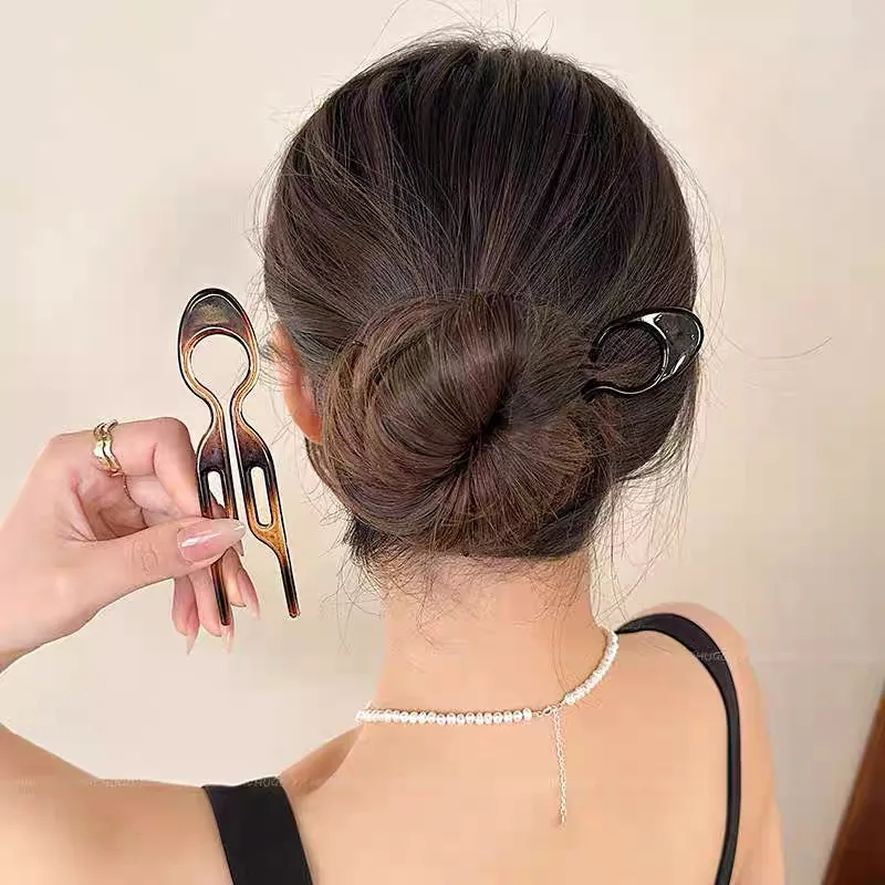 VERENA REINE Acetate Plate Hairpins Women's-8