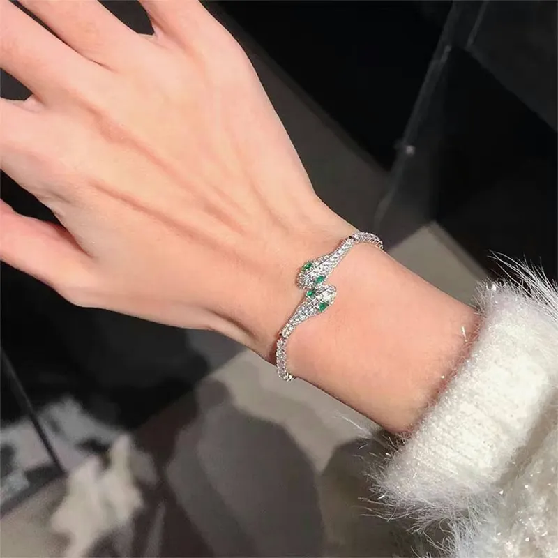 VERENA REINE Zircon Bracelets Unisex-2