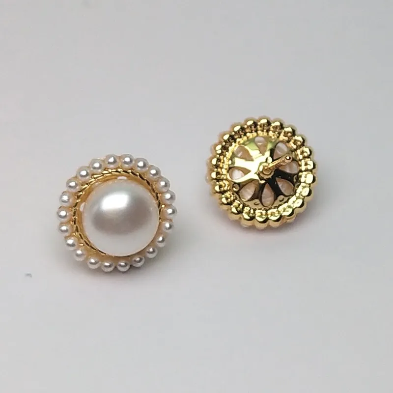 VERENA REINE Freshwater Pearl Stud Earrings Women's-6