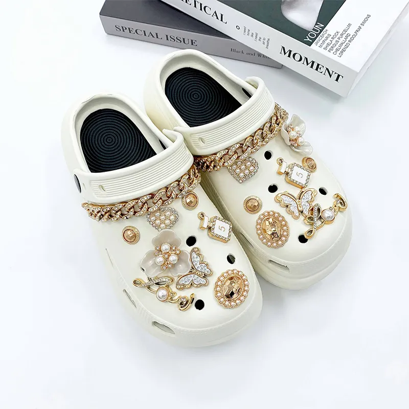 VERENA REINE Alloy Shoe Buckle Unisex-4
