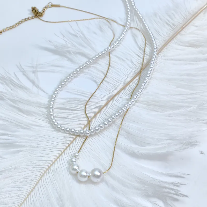 VERENA REINE Titanium Steel Necklaces Women's-3