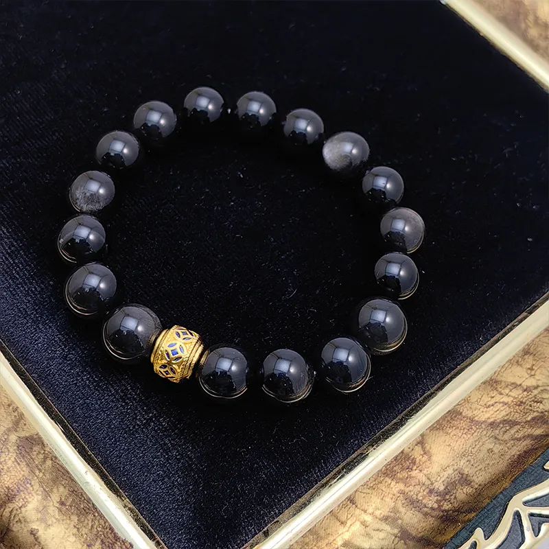 VERENA REINE Obsidian Bracelets Unisex-4