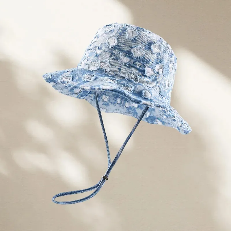 VERENA REINE Denim Bucket Hats Unisex-2