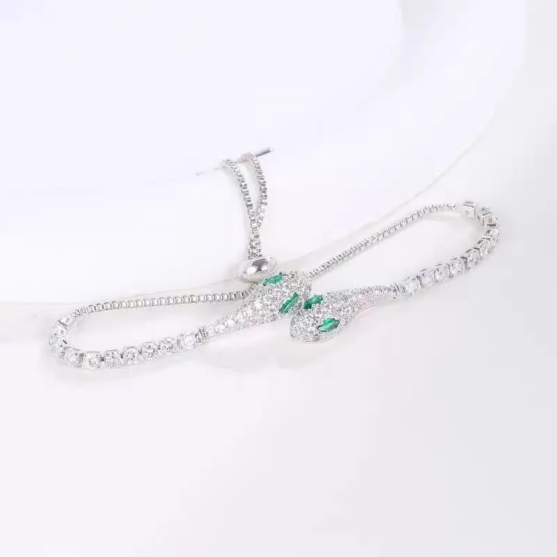 VERENA REINE Zircon Bracelets Unisex-4