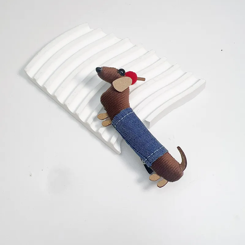 VERENA REINE Fabric Hair Clips Women's Maillard Style Color Series-5