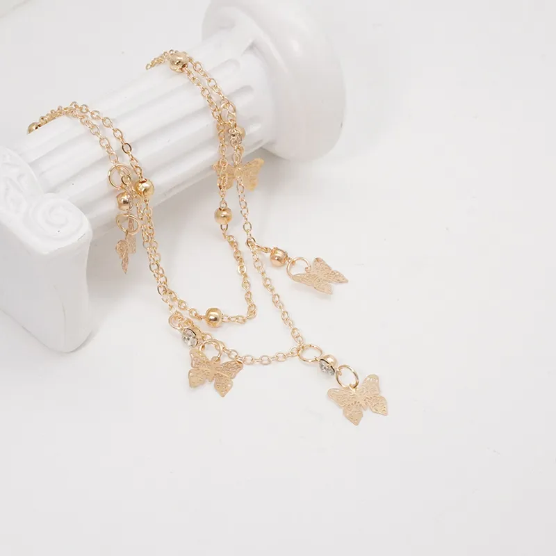 VERENA REINE Alloy Anklets Women's Gold-5