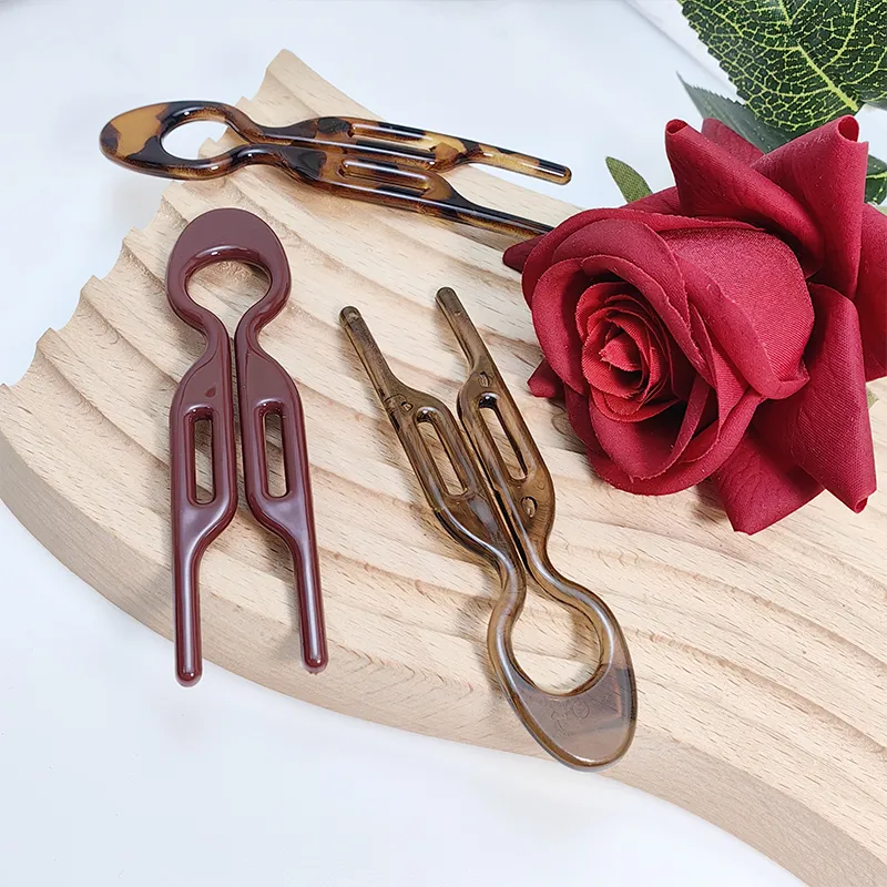 VERENA REINE Acetate Plate Hairpins Women's-9