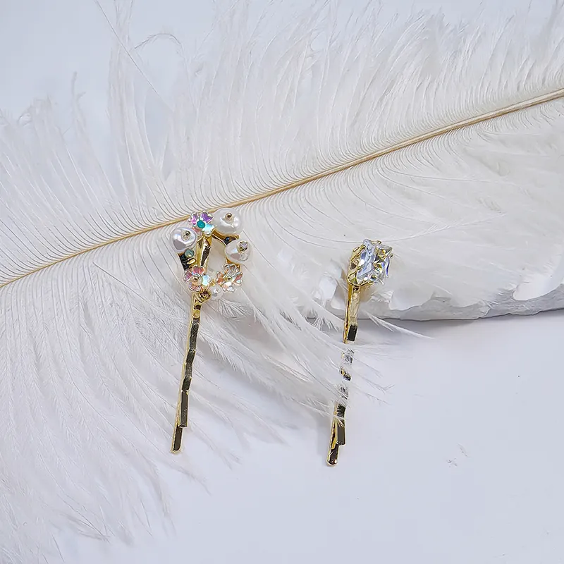 VERENA REINE 18K Gold Plated Hair Clips Women's-5