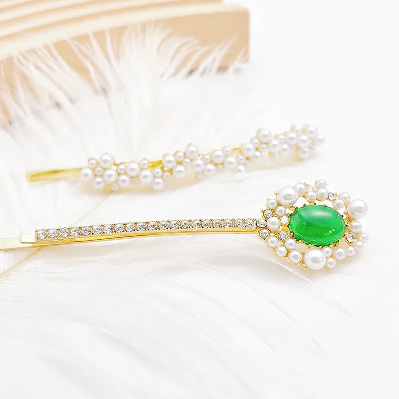 VERENA REINE Faux Pearl Hair Clips Women's-5
