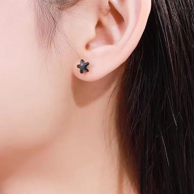 VERENA REINE Titanium Steel Stud Earrings Unisex-6